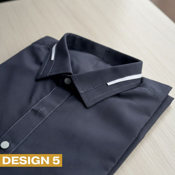 Zair Grey Collar Shalwar Kameez Design 5