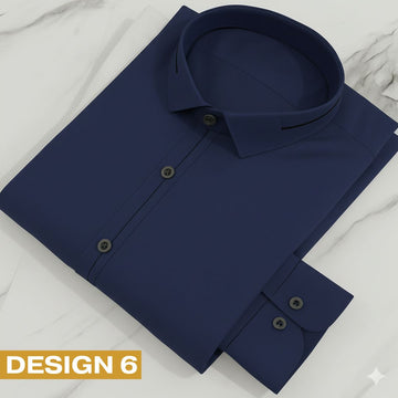 Zair Navy Blue Collar Shalwar Kameez Design 6