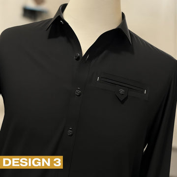 Zair.pk Black Collar Shalwar Kameez Design 3