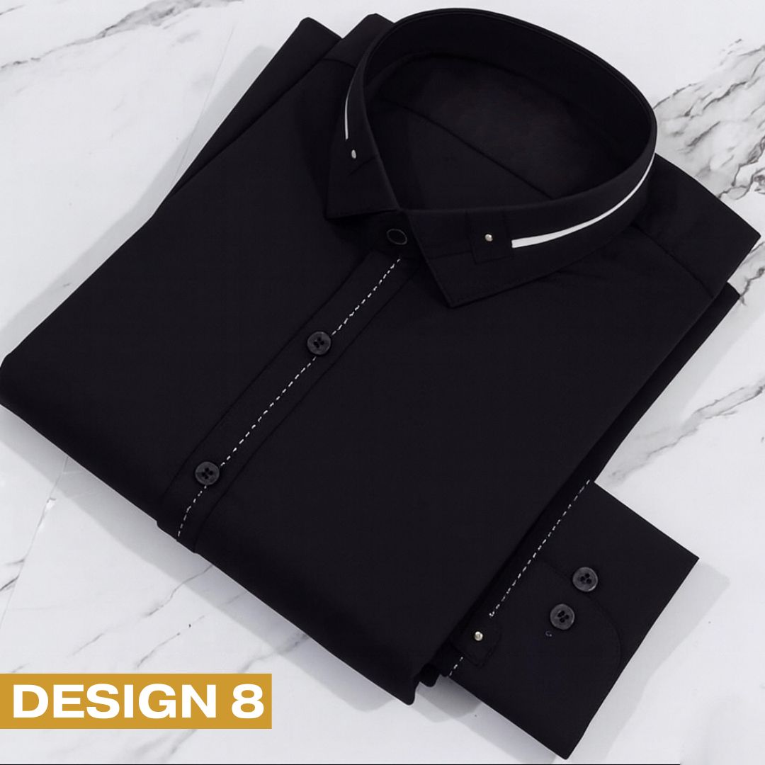 Zair.pk Black Collar Shalwar Kameez Design 8