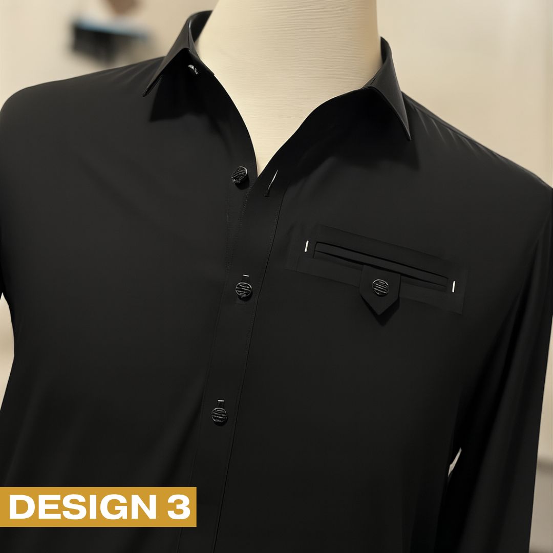 Zair.pk Black Collar Shalwar Kameez Design 3