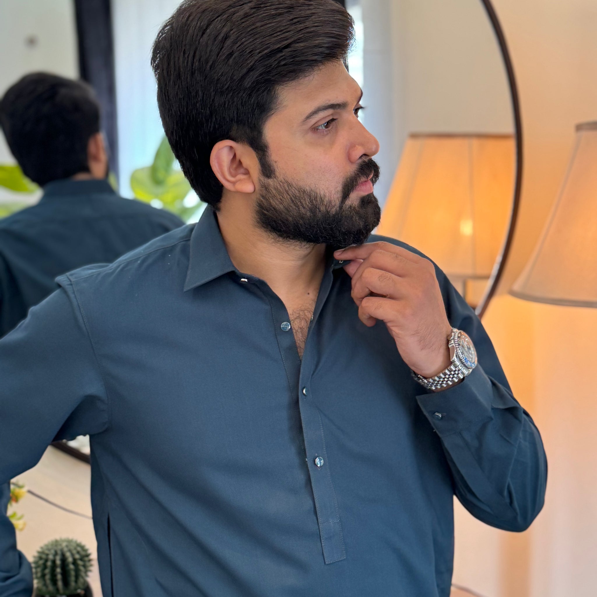 Zair Wash & Wear - Emerald Green Double Stitched Shalwar kameez