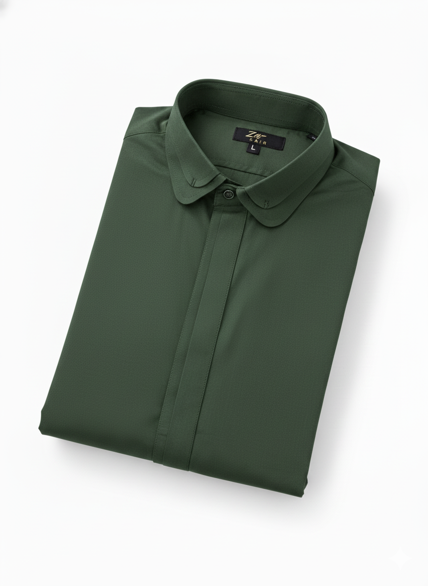 Boski Green Collar Shalwar Kameez